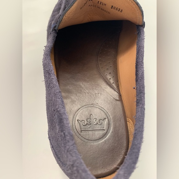 Peter Millar men’s 11.5 blue suede horse it loafers excellent condition - Picture 5 of 13
